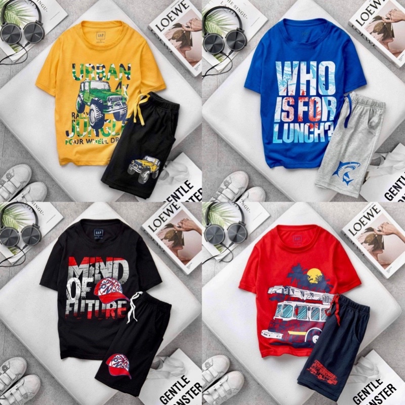 ⚠️ Siêu hot ❌ Bộ đùi cộc bé trai size đại 100% cotton mềm mát 20-55kg