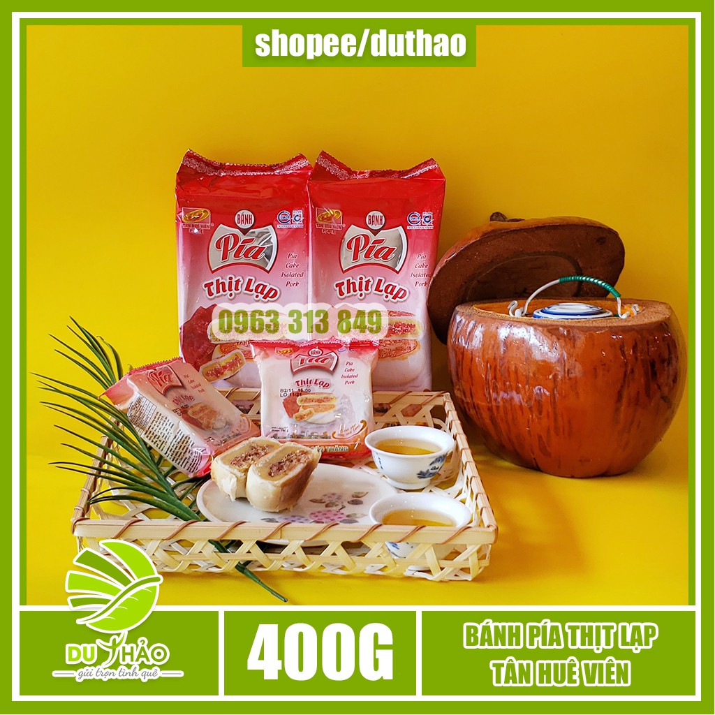 Bánh pía mặn thịt lạp xưởng Tân Huê Viên 400g