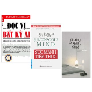 Sách - Combo Đọc Vị Bất Kỳ Ai + Sức Mạnh Tiềm Thức + Lối Sống Tối Giản Của Người Nhật