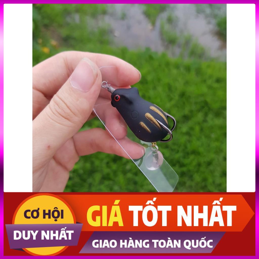 [Xả Kho 3 Ngày] Mồi hơi Thái Lan Mini Thunder Frog kèm thìa siêu nhạy cá