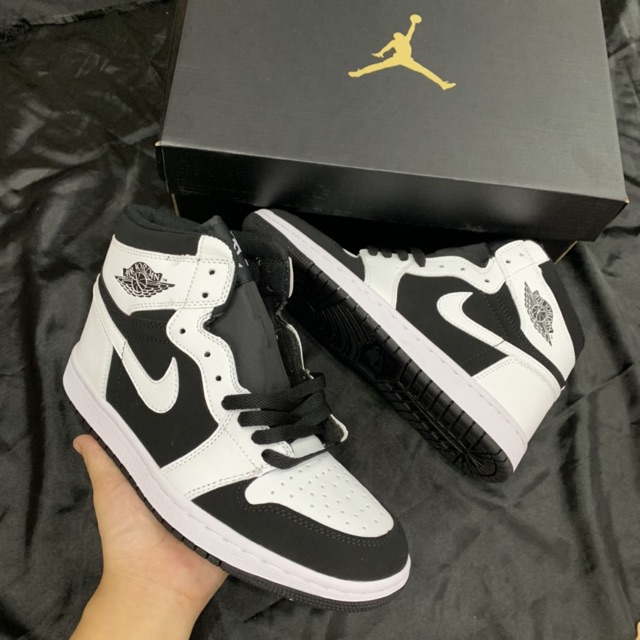 (Fullbox + Bill) Giầy Jordan 1 trắng đen hàng cao cấp