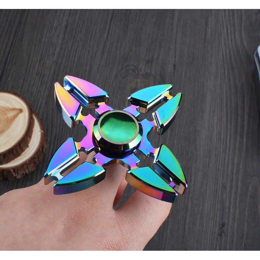 Đồ chơi Con quay Spinner 3 Cánh, Spinner Chiến Binh, Phượng Hoàng, Tứ Mã, Nhật Nguyệt - Bằng Thép Quay Vô Cực Siêu Lâu