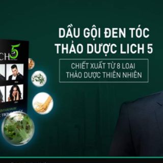 Dầu gội đầu đen tóc Lich5