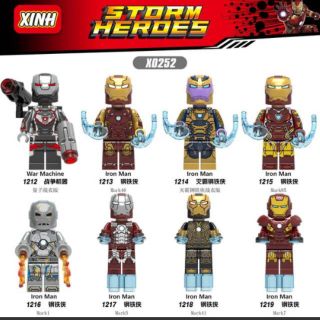 Lego Minifigures Nhân vật Iron Man các mẫu khác nhau