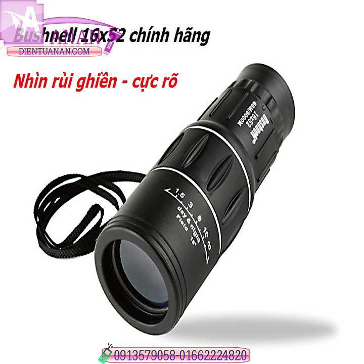 Ống nhòm 1 mắt Bushnell 16x52 Chuyên Nghiệp Giá Rẻ 1 p