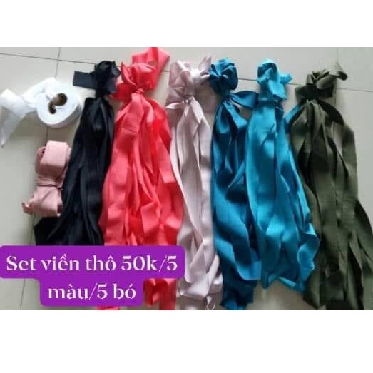 Cuộn viền thô cắt xéo 50- 70m  mềm đẹp  bảng 2-3cm