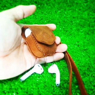 BAO DA AIRPODS 2, NÚT NAM CHÂM (DA THẬT)