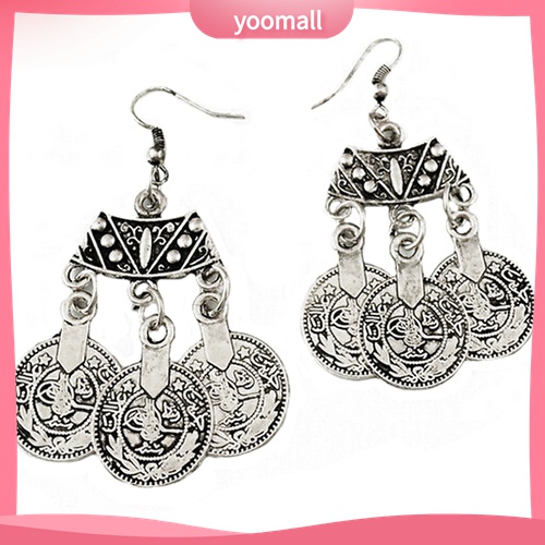 Yomall♡ Bông Tai HìNh ĐồNg Xu Phong CáCh Vintage