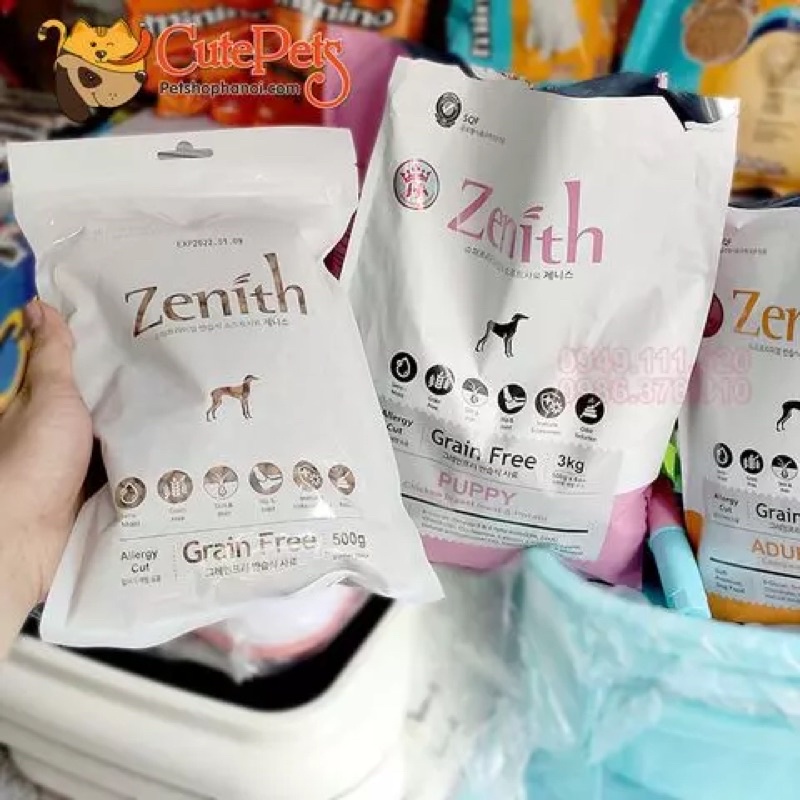 Thức ăn hạt mềm cho chó con Zenith puppy 300g