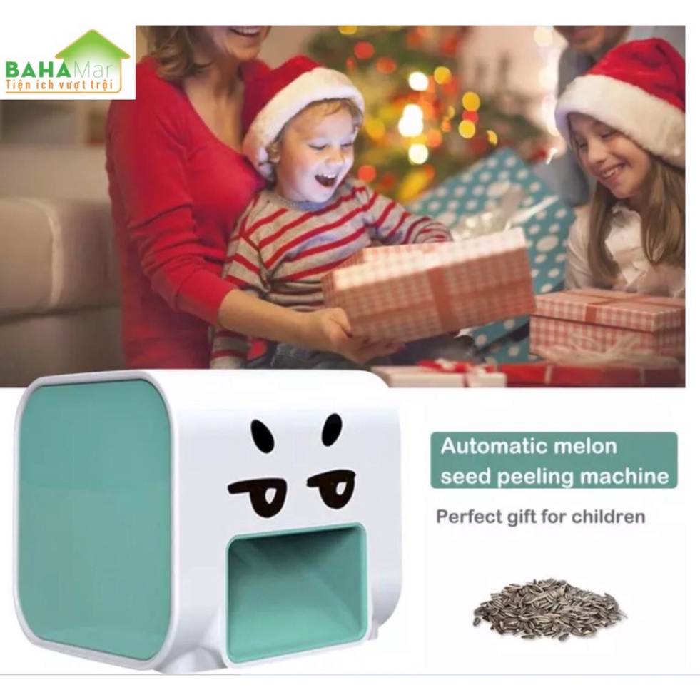 MÁY BÓC TÁCH HẠT HƯỚNG DƯƠNG, HẠT BÍ CÓ SẠC ĐIỆN "BAHAMAR" Tách vỏ hạt một cách hiệu quả cao, động cơ giảm mô-men xoắn