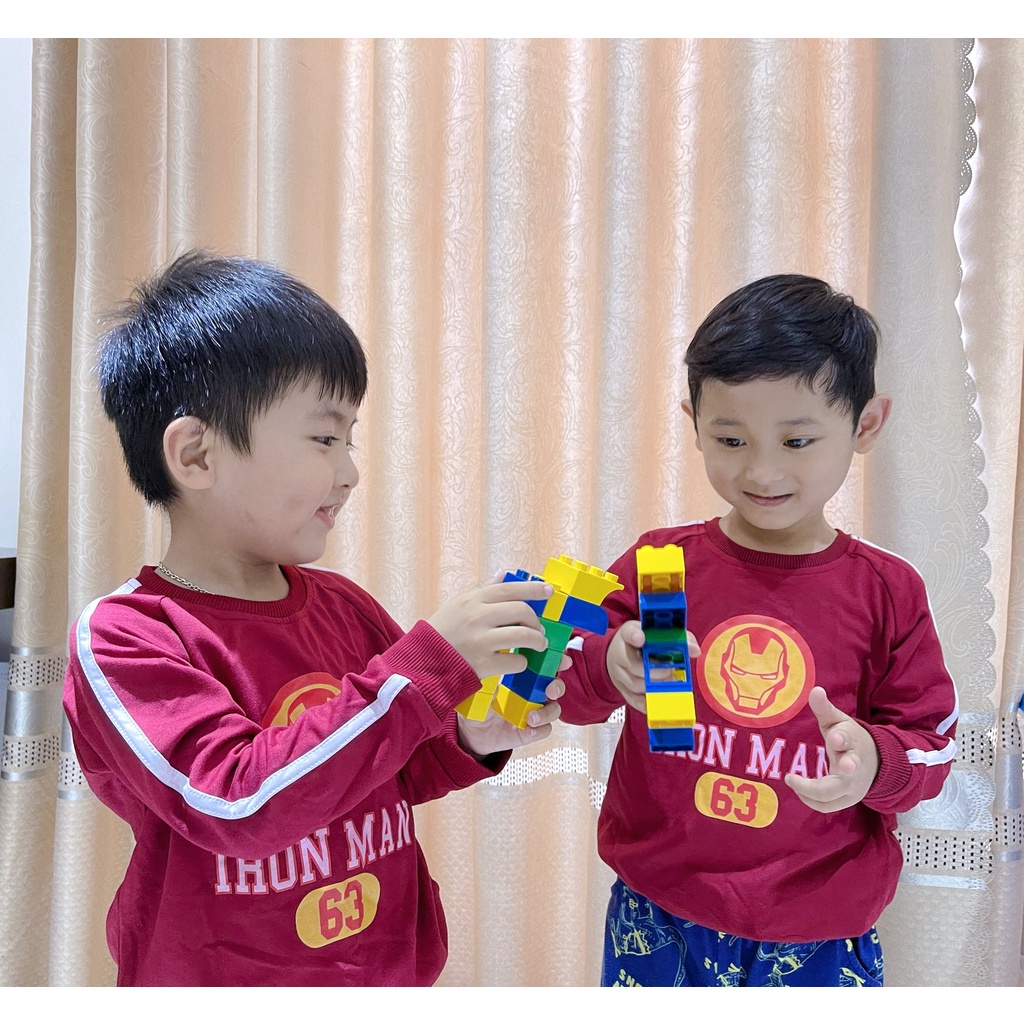 Áo Hoodie dài tay bé trai Min&amp;Max xuất xịn chất da cá mịn đẹp Dragon Kids