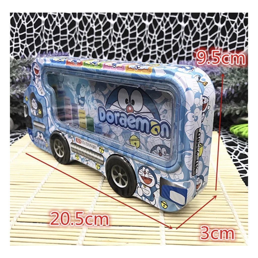 Hộp Đựng Bút Hình Xe Hơi Kèm Bộ Dụng Cụ Học Tập