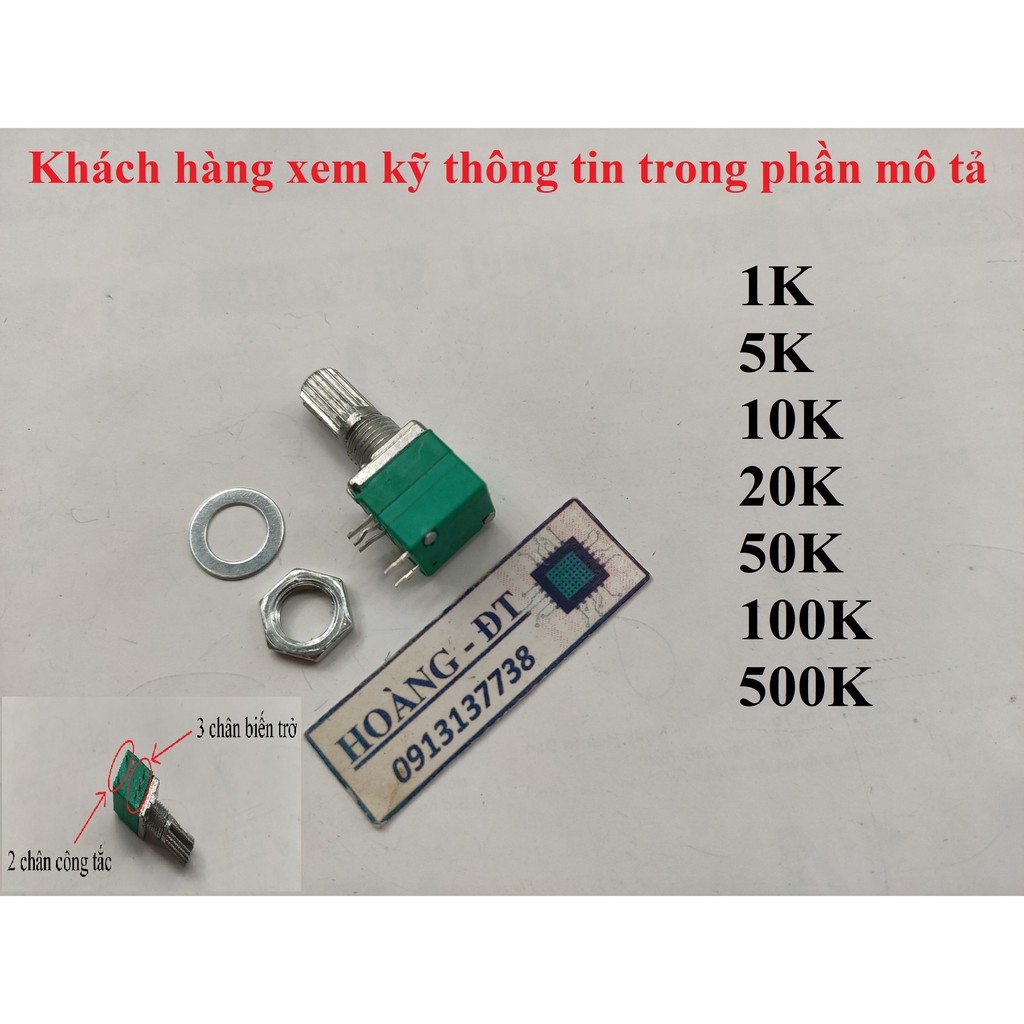 Biến trở có công tắc