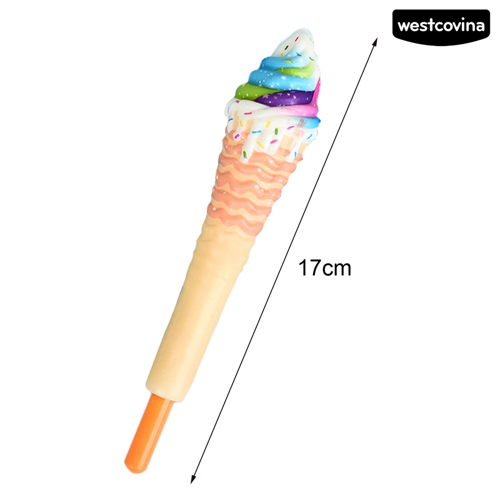 [Hot]✍Bút Mực Gel PP Hình Cây Kem Hoạt Hình Thân Thiện Với Môi Trường Chống Mòn Dùng Tại Nhà