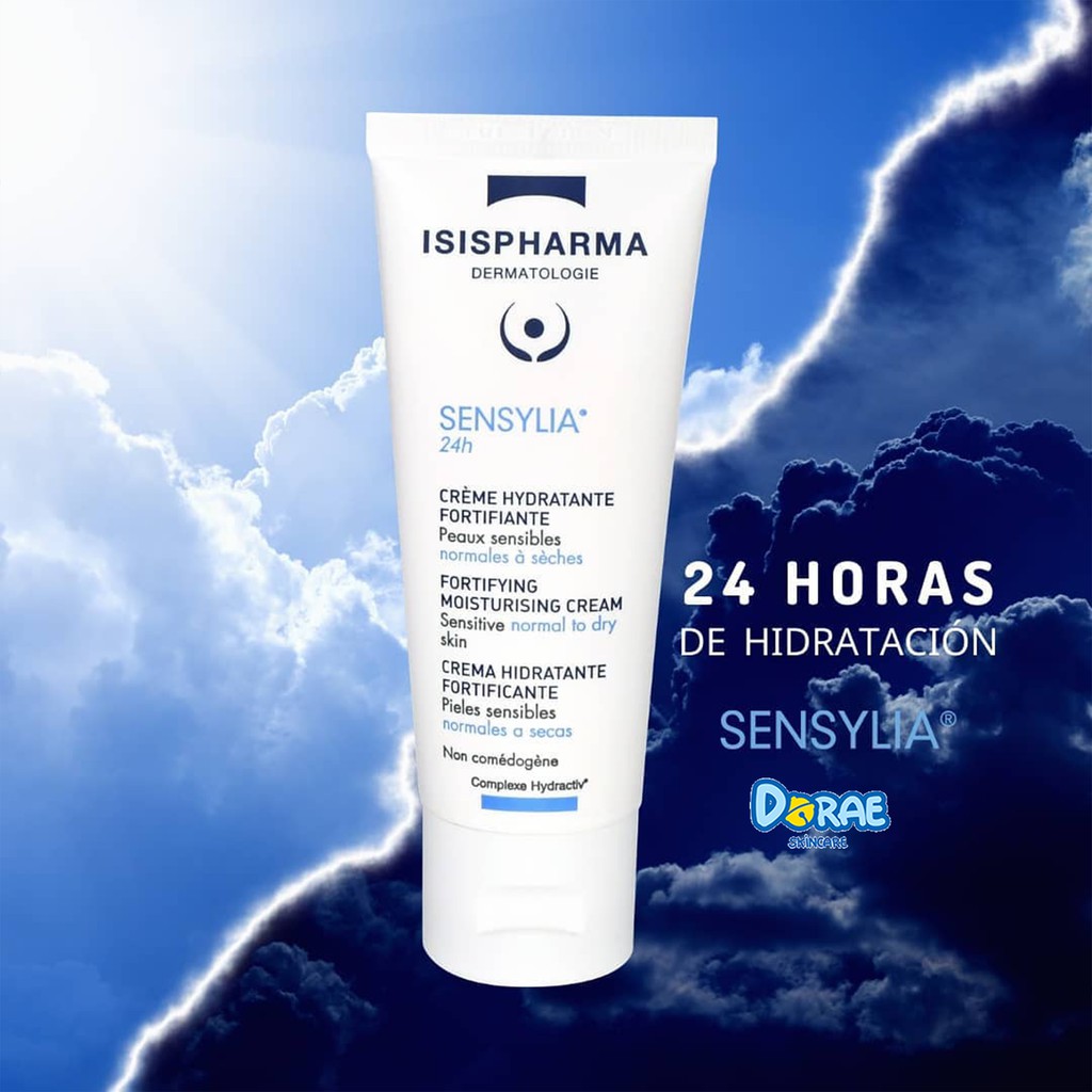 ✅ Kem dưỡng ẩm, làm giảm nóng rát, kích ứng da ISIS Pharma Sensylia 24h