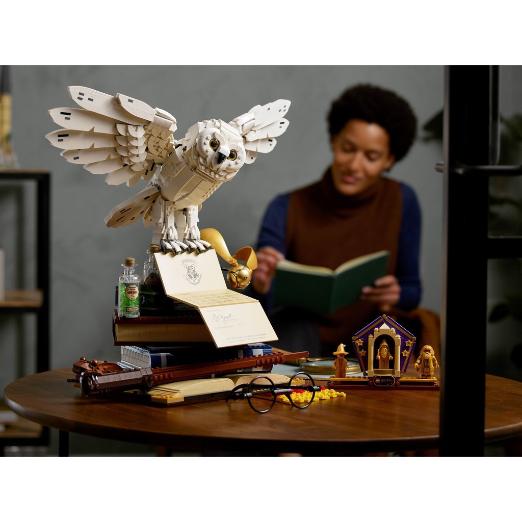 76391 Đồ chơi lắp ráp Iego Hogwarts Icons Collectors' Edition - Cú - Bộ sưu tập đồ dùng phép thuật trong Harry Potter