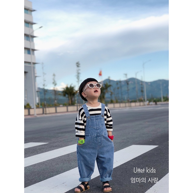 YẾM JEAN TÚI NẮP STYLE HÀN PHÙ HỢP CHO BÉ TỪ 1 ĐẾN 5 TUỔI