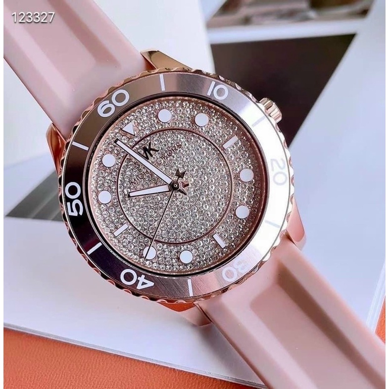 Đồng Hồ Michael Kors Nữ MK6852 Dây Cao Su 40mm