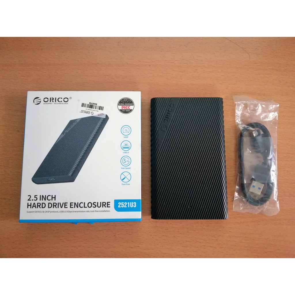 Box ổ cứng di động Orico 2.5inch, hộp đựng ổ cứng laptop di động Orico, 2520C3, 2521C3