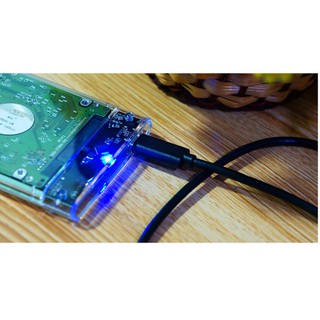 Box trong suốt SSD/HDD chuẩn 2.5 usb 2.0