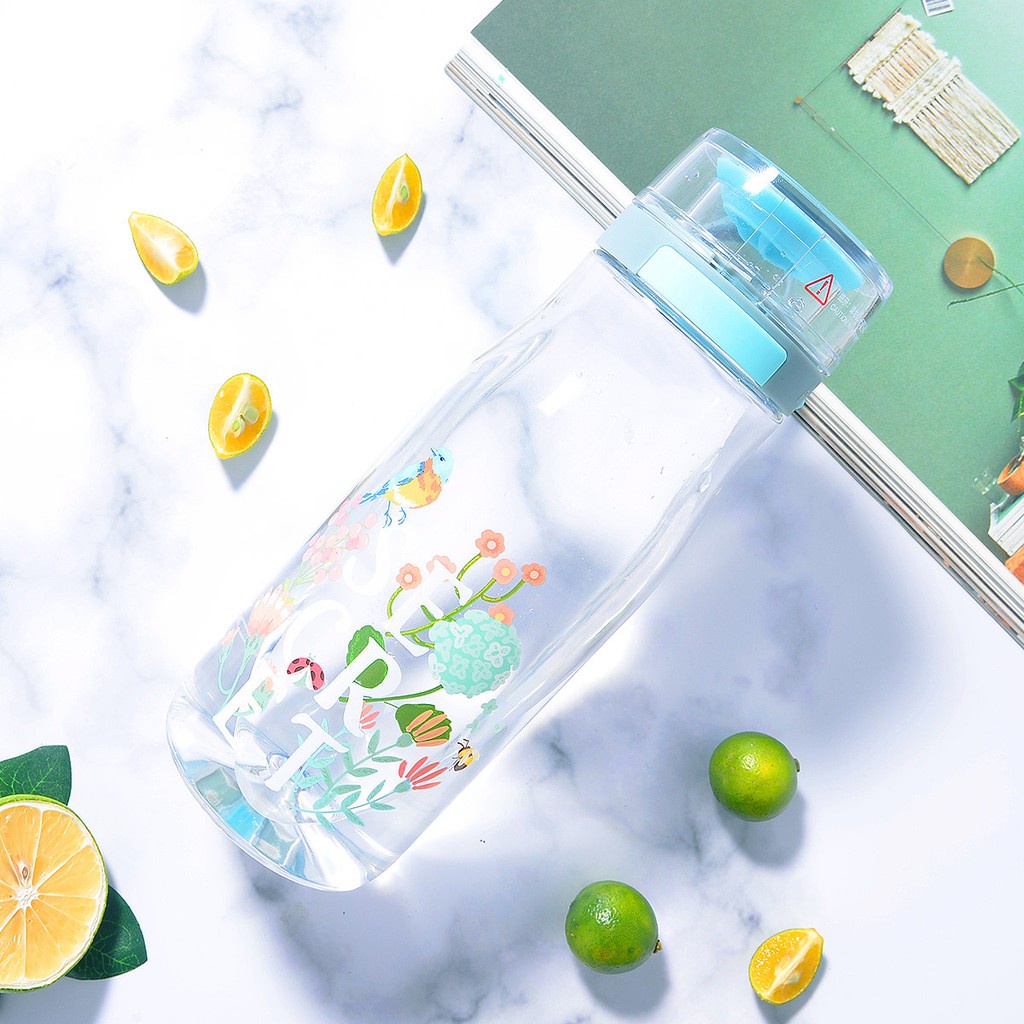 Bình nước nhựa tritan Lock&Lock One Touch Bottle ABF687 500ML - BABYHOPSG