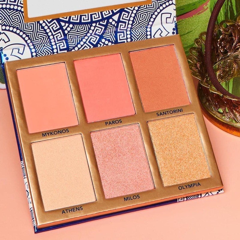 Má hồng, highlight BH COSMETICS GLOWING IN GREECE