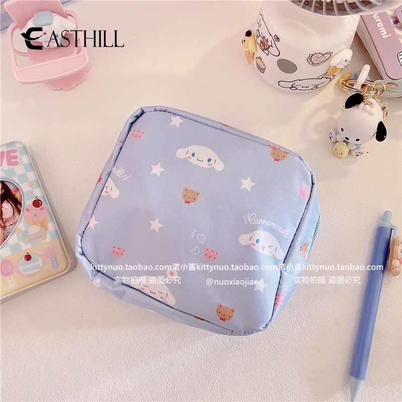 SANRIO Ví Đựng Tiền Xu/Thẻ Họa Tiết Hoạt Hình Kuromi My Melody Dễ Thương