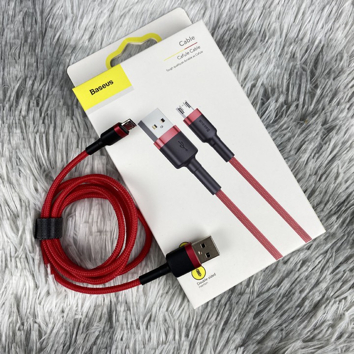 Dây sạc nhanh Samsung micro USB chống gãy Baseus 1met/2met - Mã TZMC698
