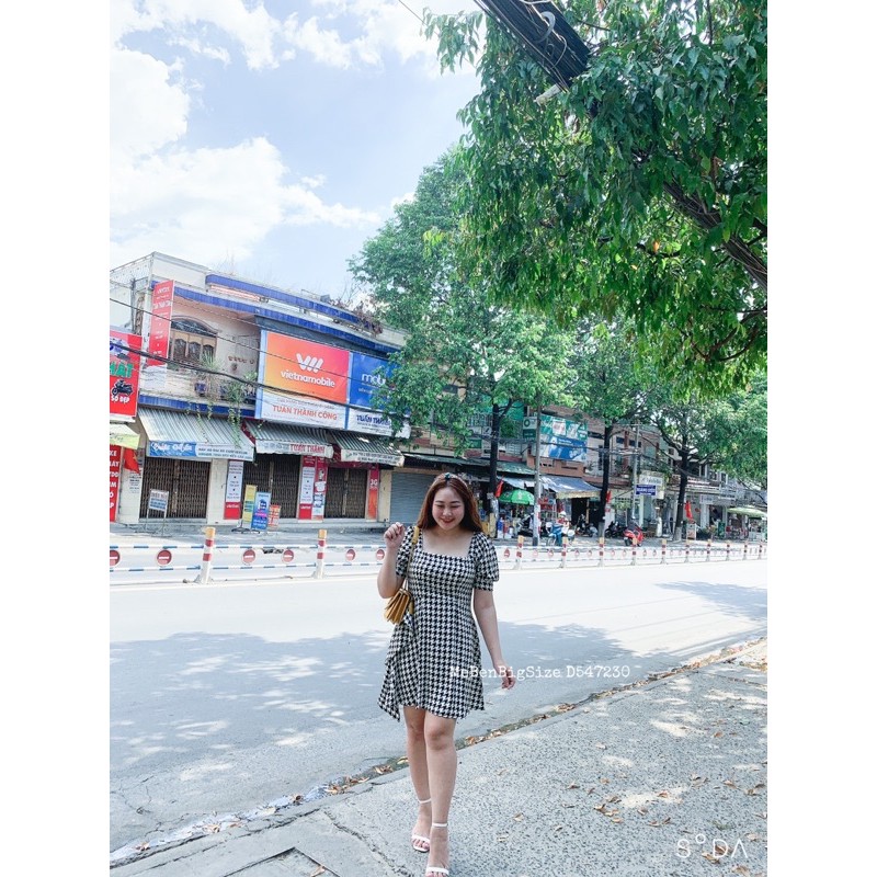 #BIGSIZE ĐẦM CỔ U TAY PHỒNG | BigBuy360 - bigbuy360.vn