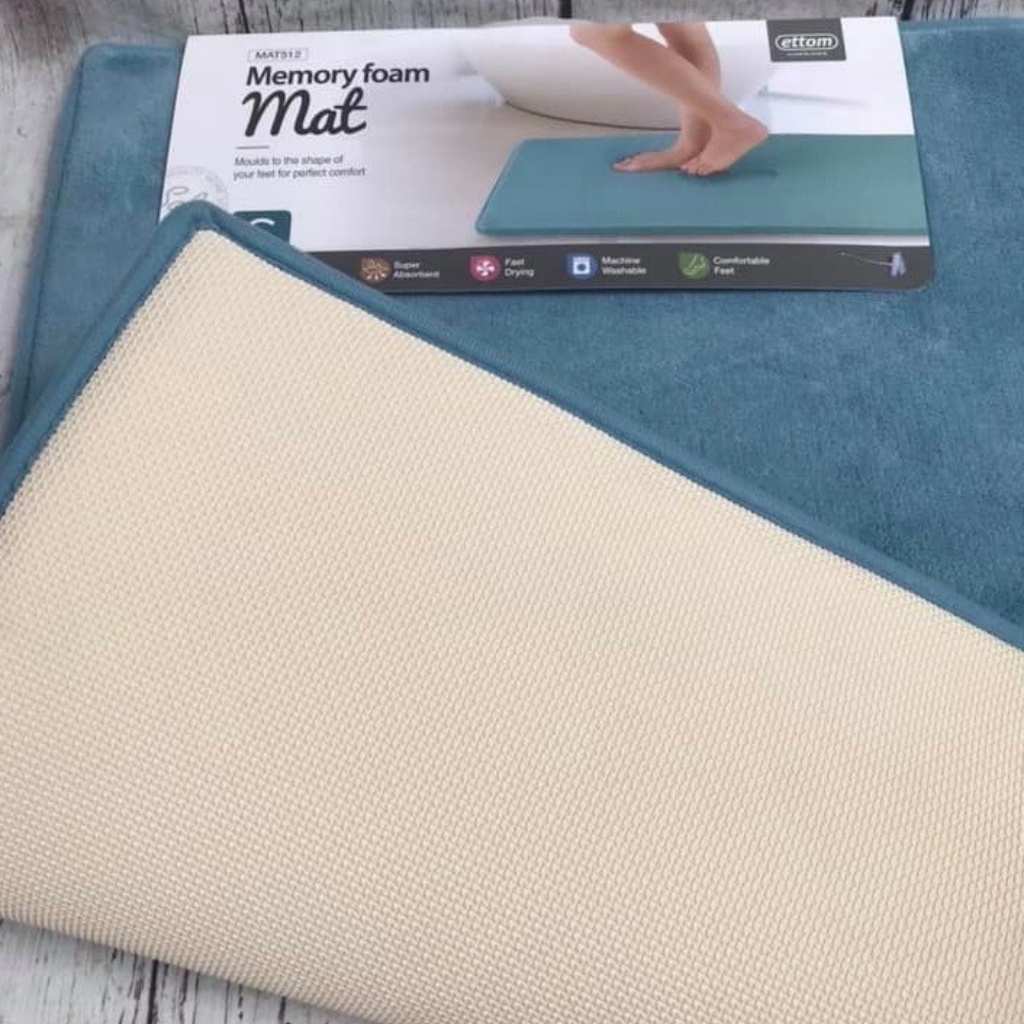 THẢM CHÙI CHÂN MEMORY FOAM MAT512 MAT513 MAT514 MAT515 (BASIC-TRƠN) [LOCK&amp;LOCK CHÍNH HÃNG]