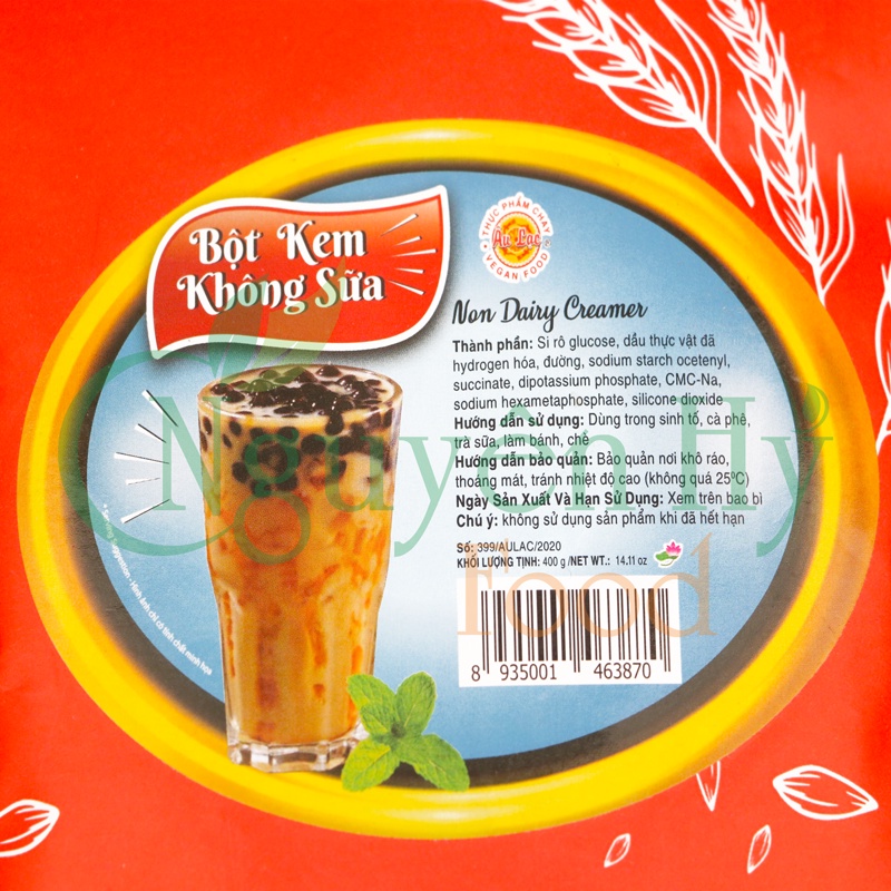 Bột Kem Không Sữa Chay Âu Lạc - 200g / 400g
