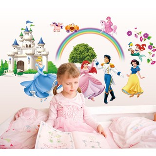 Decal dán tường Công chúa hoàng tử