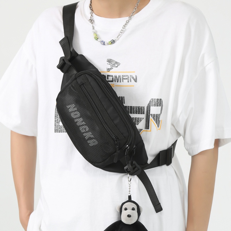 Túi Đeo Chéo Nylon Chống Thấm Nước Thời Trang Hàn Quốc Dành Cho Nam