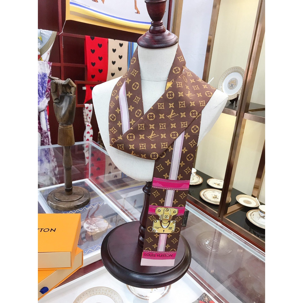 Khăn Choàng Cổ / Khăn Tay / Túi Xách Bằng Lụa Họa Tiết Cổ Điển Thời Trang Cho Nữ