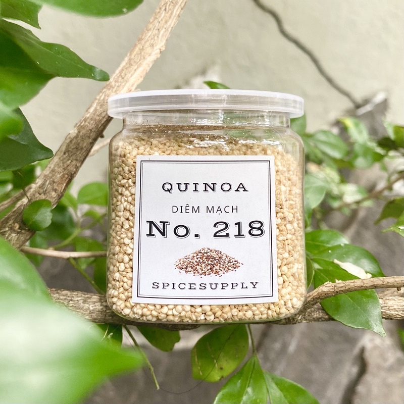 White Quinoa - Hạt Diêm Mạch Trắng SPICESUPPLY Việt Nam nonGMO không biến đổi gen dinh dưỡng nhập khẩu Hũ 100g