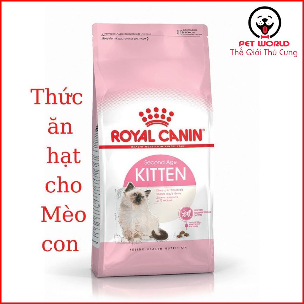 Thức ăn cho mèo con từ 4 đến 12 tháng tuổi Royal Canin Kitten túi 1kg