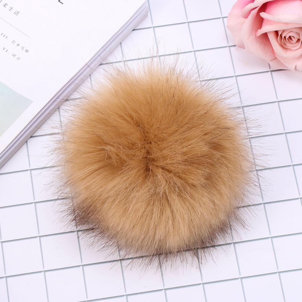 Mũ Len Dệt Kim Phối Cục Bông Pompom Kích Thước 15cm Thời Trang Dành Cho Nữ