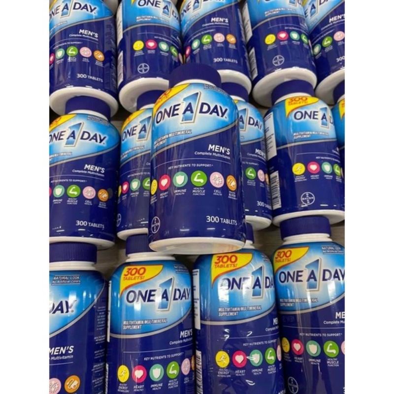 Viên Uống One A Day Cho Nam dưới 50 tuổi 300 viên