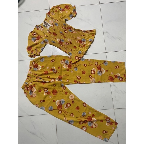 Đồ bộ Mango Dập Ly Dài