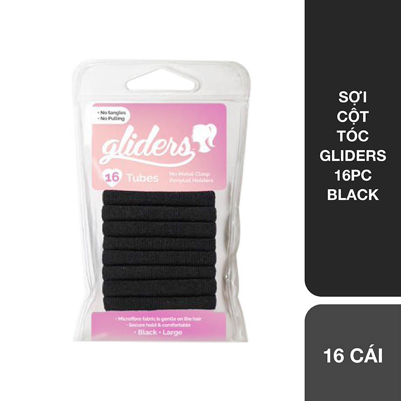 Sợi cột tóc Gliders 16pc black