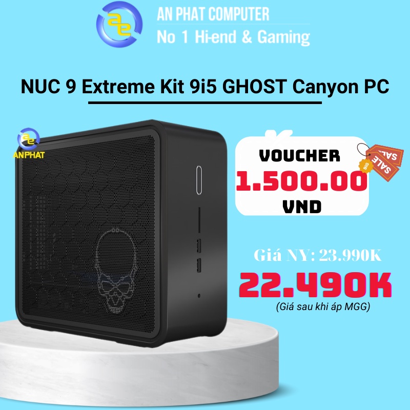 Máy tính PC mini Intel NUC 9 Extreme Kit 9i5 GHOST Canyon PC - NUC9i5QNX1 i5-9300H/USB 3.1/WIFI/M.2