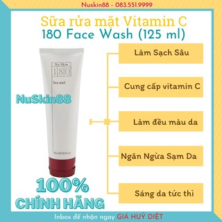 Sữa rửa mặt Sáng Da Mờ Thâm Vitamin C Nu Skin 180°® Face Wash 125ML