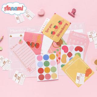 Set 42 Miếng Dán Ghi Chú Ngày Tháng Trong Tuần Tiện Dụng