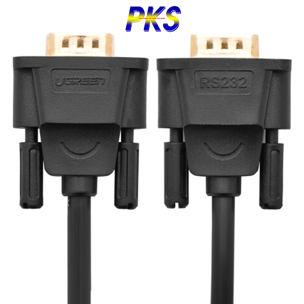 Cáp nối dài COM RS232 dài 2M Ugreen 20146 cao cấp DB101