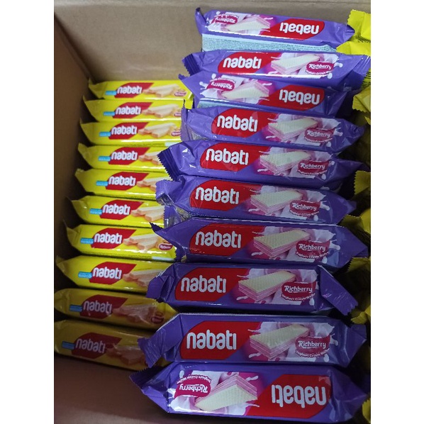 Combo 10 gói bánh Nabati 50g có 5 vị phô mai/sôcola/phômai đen/cookies&cream/phúc bồn tử