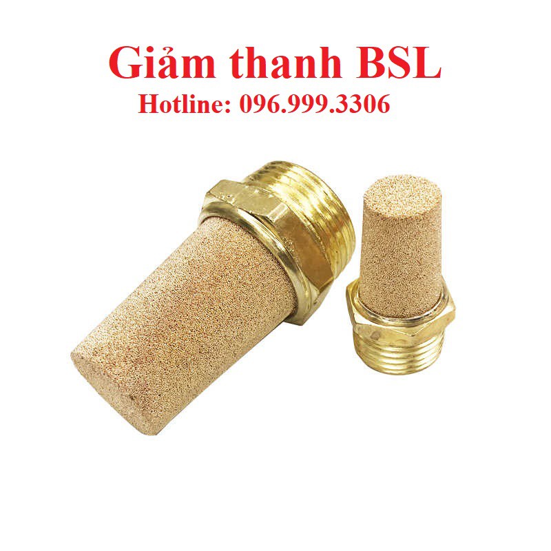 Giảm thanh BSL, giảm âm khí nén đầy đủ kích thước ren giá sỉ