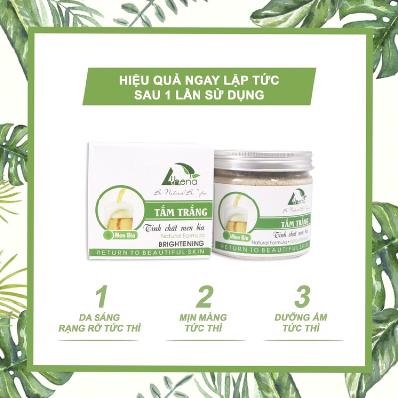 bột tắm trắng menbia athena làm trắng da và giãm viêm chân lông | BigBuy360 - bigbuy360.vn