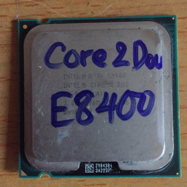 Cpu intel core 2 duo E8400 tốt tháo máy bảo hành 2 tháng