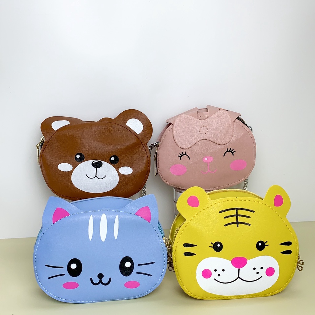 Túi Đeo Chéo Mini Hình Thú Xinh Xắn Dễ Thương Cho Bé