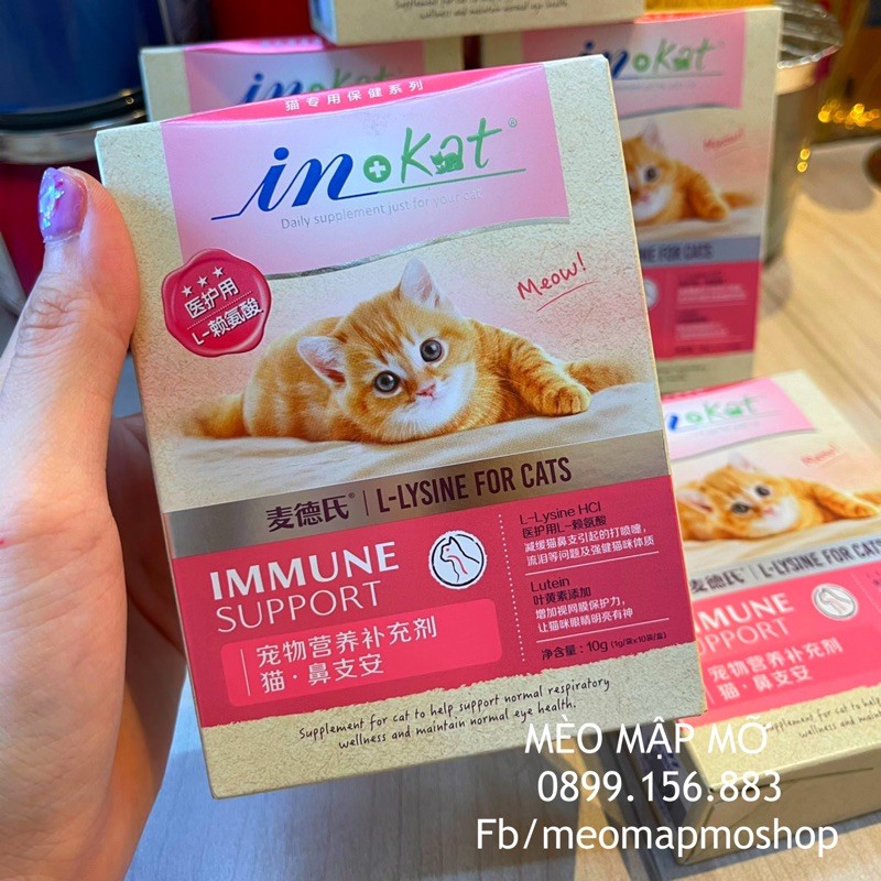 Vitamin dạng bột bổ sung sức khoẻ đề kháng cho mèo inkat